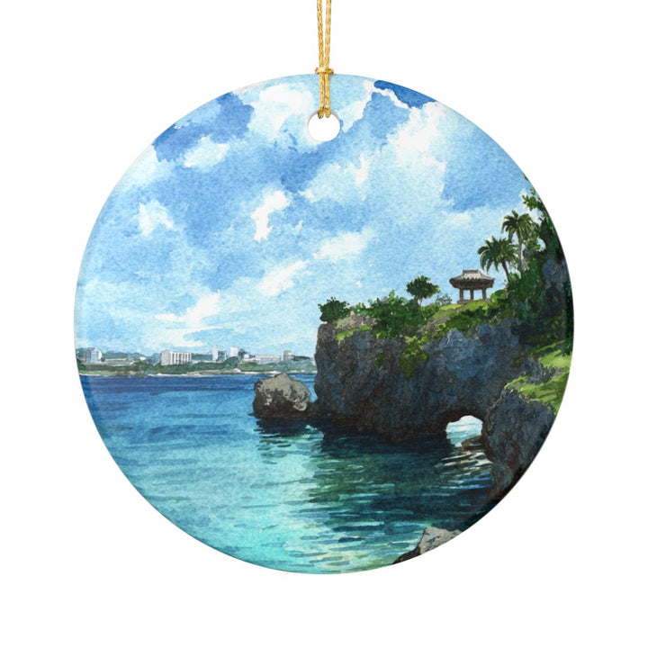 Okinawa Japan Ornament: Unique Okinawa Japan Souvenir, Okinawa Japan Xmas Decor, and Authentic Okinawa Japan Gift