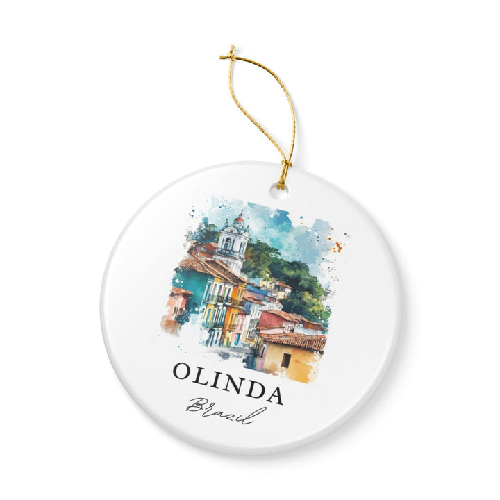 Olinda Brazil Ornament: Unique Olinda Souvenir, Olinda Brazil Xmas Decor, and Authentic Olinda Gift