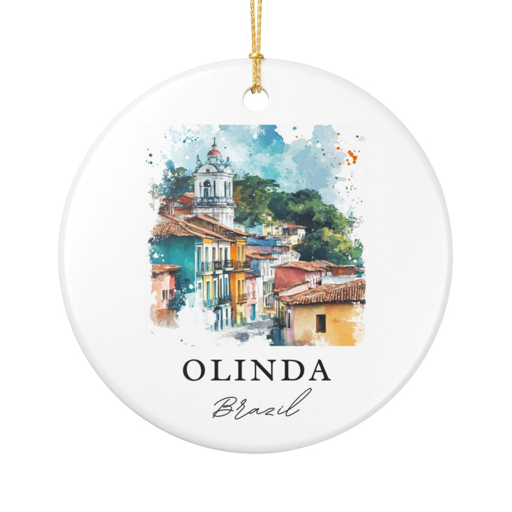 Olinda Brazil Ornament: Unique Olinda Souvenir, Olinda Brazil Xmas Decor, and Authentic Olinda Gift