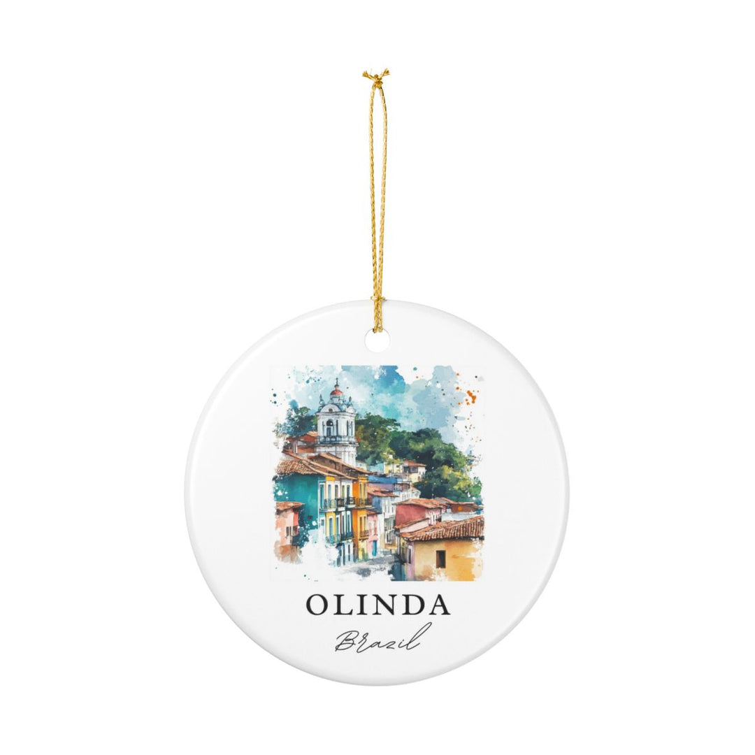 Olinda Brazil Ornament: Unique Olinda Souvenir, Olinda Brazil Xmas Decor, and Authentic Olinda Gift