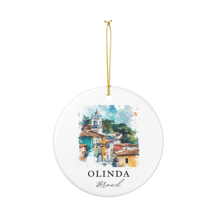 Olinda Brazil Ornament: Unique Olinda Souvenir, Olinda Brazil Xmas Decor, and Authentic Olinda Gift