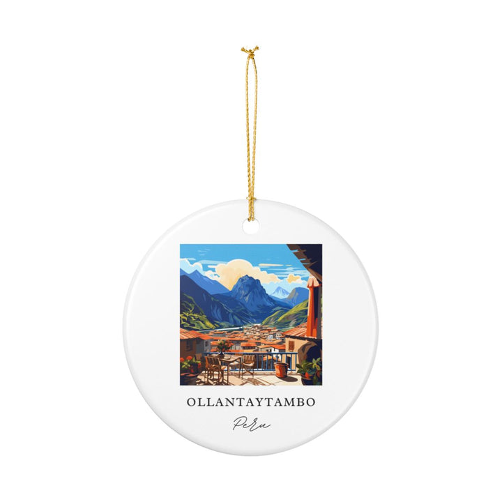 Ollantaytambo Ornament: Unique Ollantaytambo Souvenir, Ollantaytambo Xmas Decor, and Authentic Ollantaytambo Gift