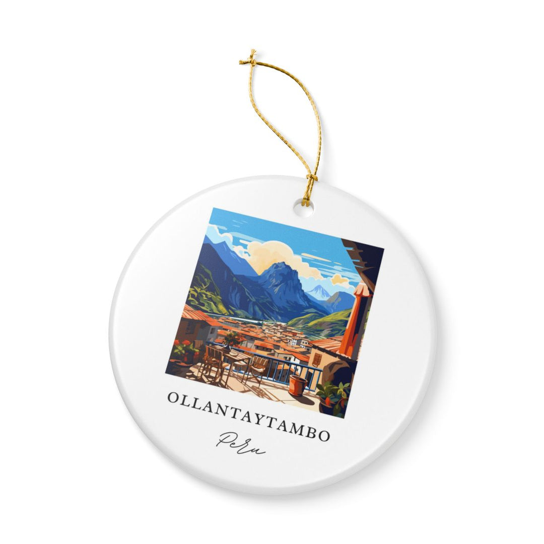 Ollantaytambo Ornament: Unique Ollantaytambo Souvenir, Ollantaytambo Xmas Decor, and Authentic Ollantaytambo Gift