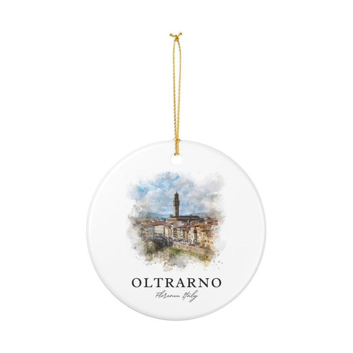 Oltrarno Italy Ornament: Unique Oltrarno Souvenir, Oltrarno Italy Xmas Decor, and Authentic Oltrarno Gift