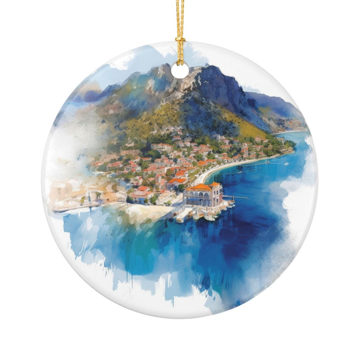 Olu Deniz Turkey Ornament: Unique Olu Deniz Souvenir, Olu Deniz Turkey Xmas Decor, and Authentic Olu Deniz Gift