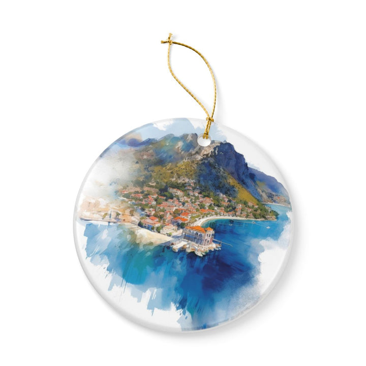 Olu Deniz Turkey Ornament: Unique Olu Deniz Souvenir, Olu Deniz Turkey Xmas Decor, and Authentic Olu Deniz Gift