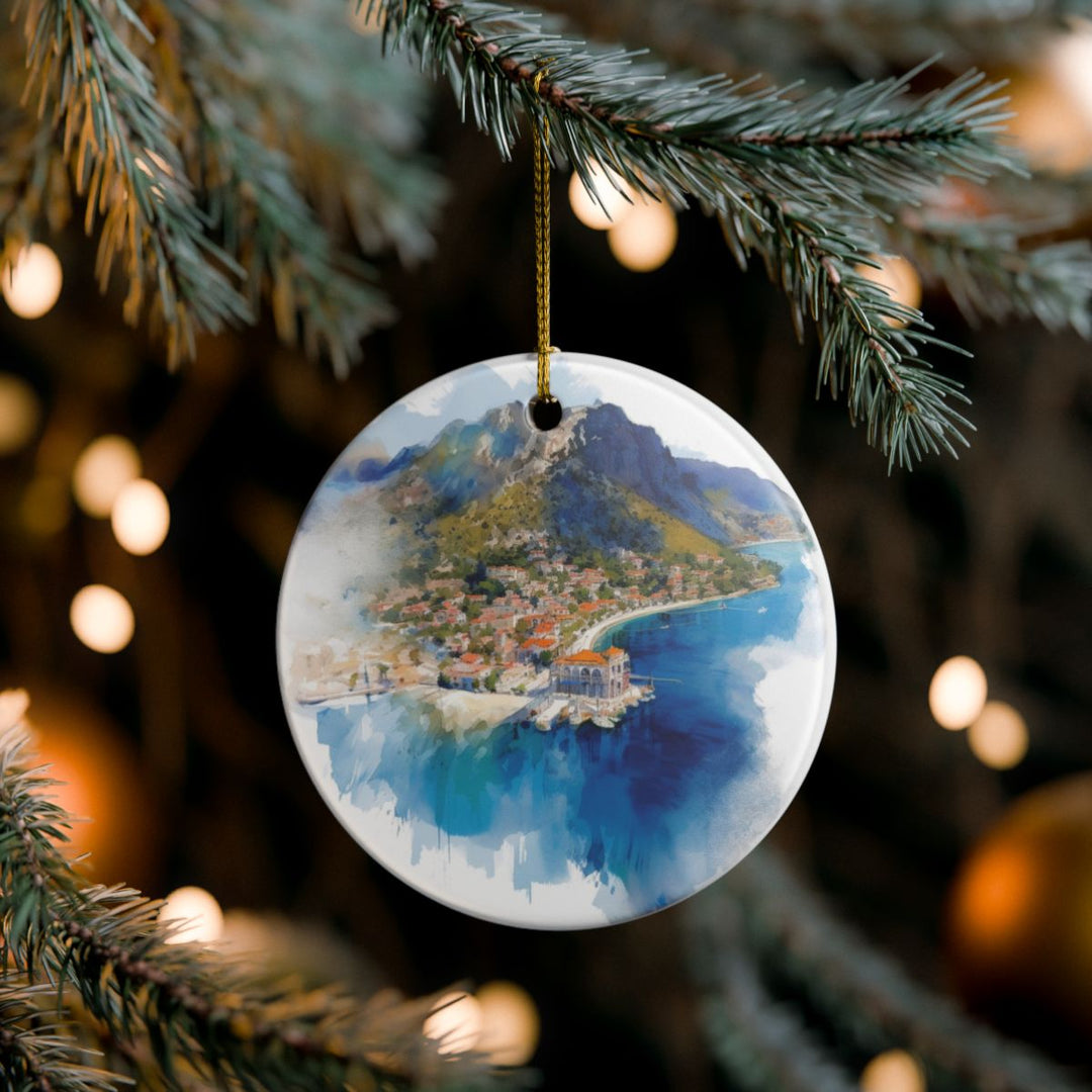 Olu Deniz Turkey Ornament: Unique Olu Deniz Souvenir, Olu Deniz Turkey Xmas Decor, and Authentic Olu Deniz Gift