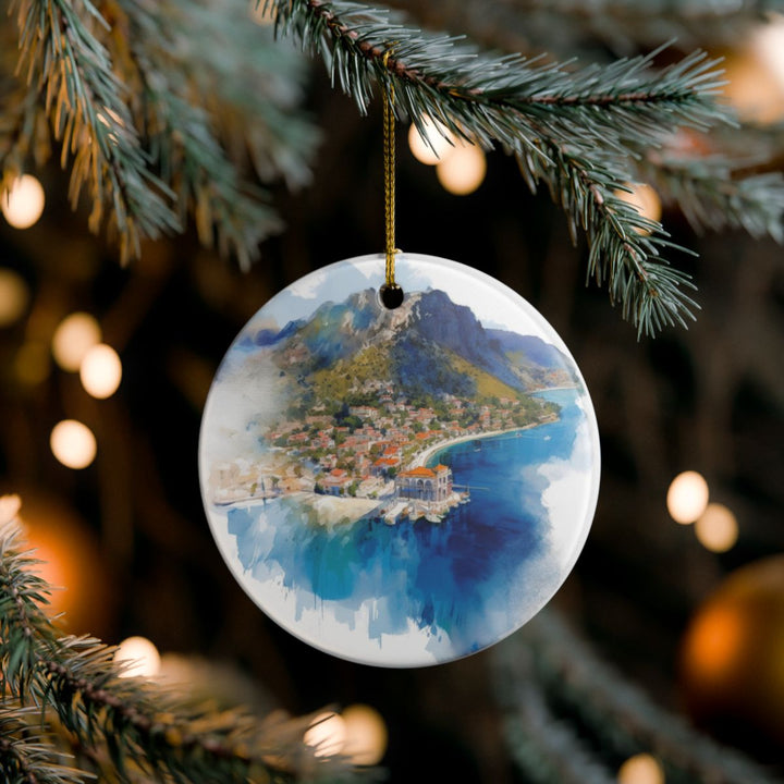 Olu Deniz Turkey Ornament: Unique Olu Deniz Souvenir, Olu Deniz Turkey Xmas Decor, and Authentic Olu Deniz Gift