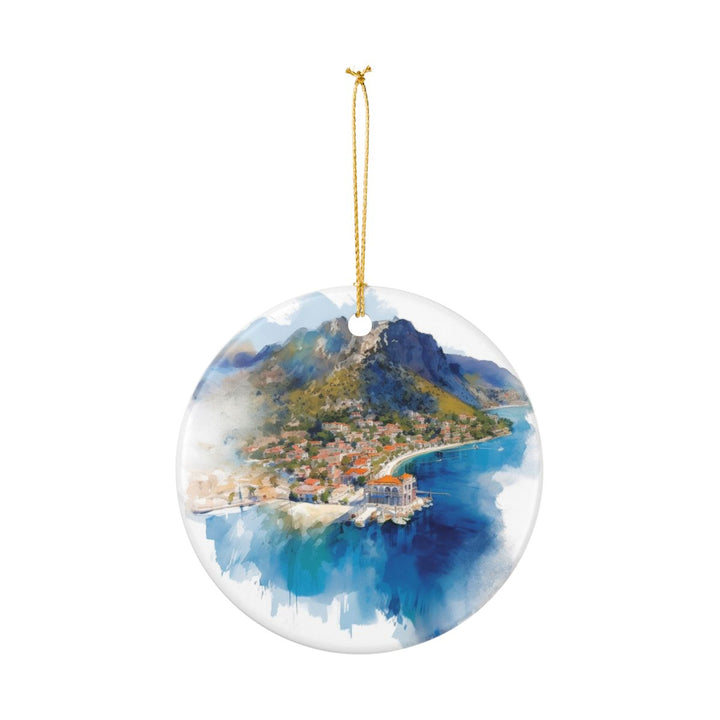 Olu Deniz Turkey Ornament: Unique Olu Deniz Souvenir, Olu Deniz Turkey Xmas Decor, and Authentic Olu Deniz Gift