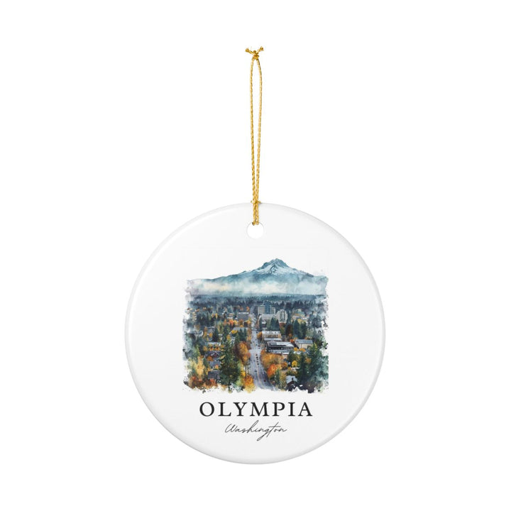Olympia Washington Washington Ornament: Unique Olympia Souvenir, Olympia Washington Xmas Decor, and Authentic Olympia Gift