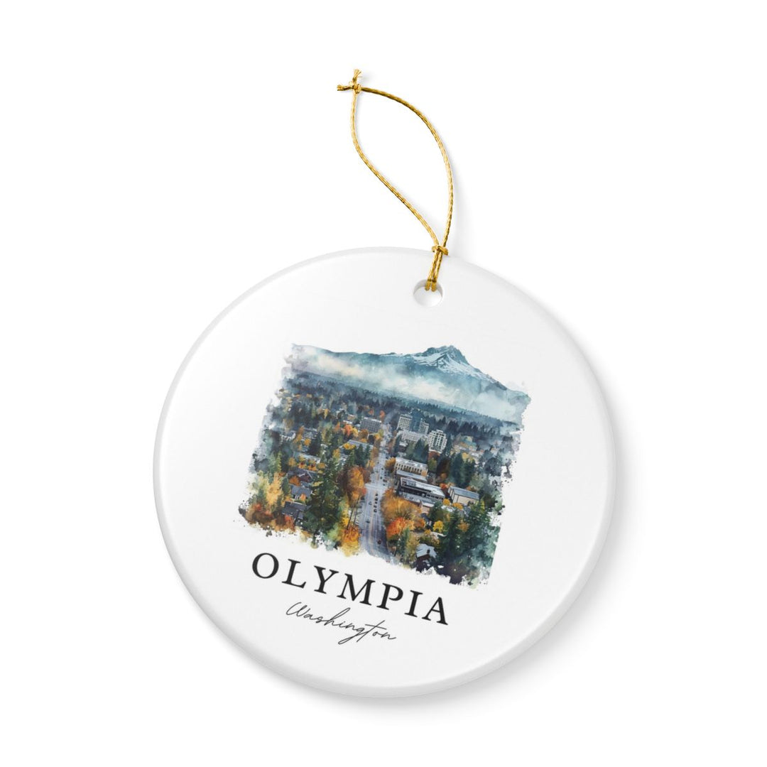 Olympia Washington Washington Ornament: Unique Olympia Souvenir, Olympia Washington Xmas Decor, and Authentic Olympia Gift