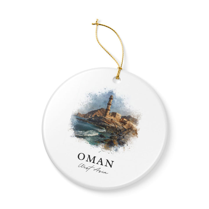 Oman Ornament: Unique Oman Souvenir, Oman Xmas Decor, and Authentic Oman Gift