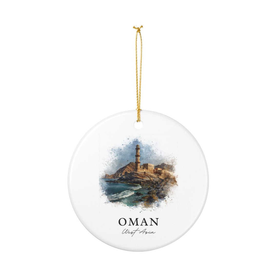 Oman Ornament: Unique Oman Souvenir, Oman Xmas Decor, and Authentic Oman Gift