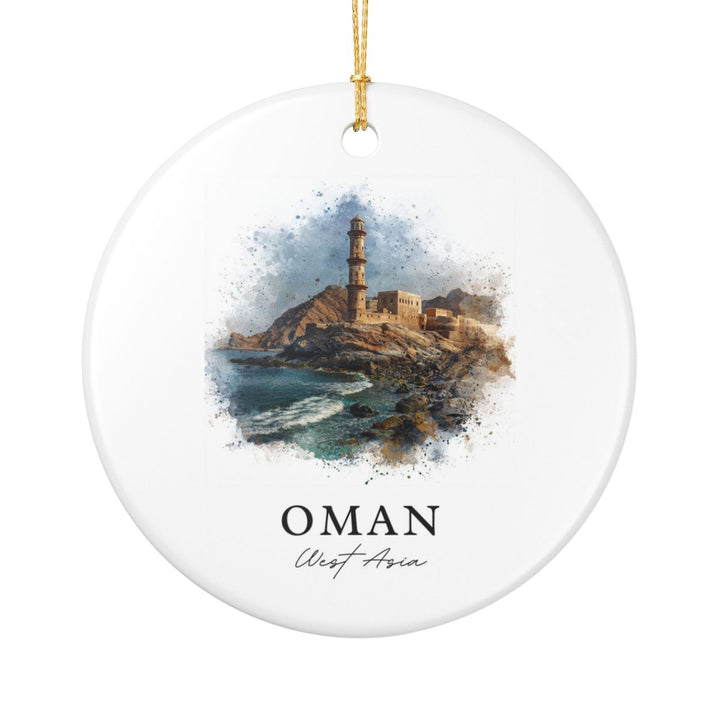 Oman Ornament: Unique Oman Souvenir, Oman Xmas Decor, and Authentic Oman Gift