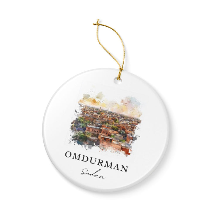 Omdurman Ornament: Unique Omdurman Souvenir, Omdurman Xmas Decor, and Authentic Omdurman Gift