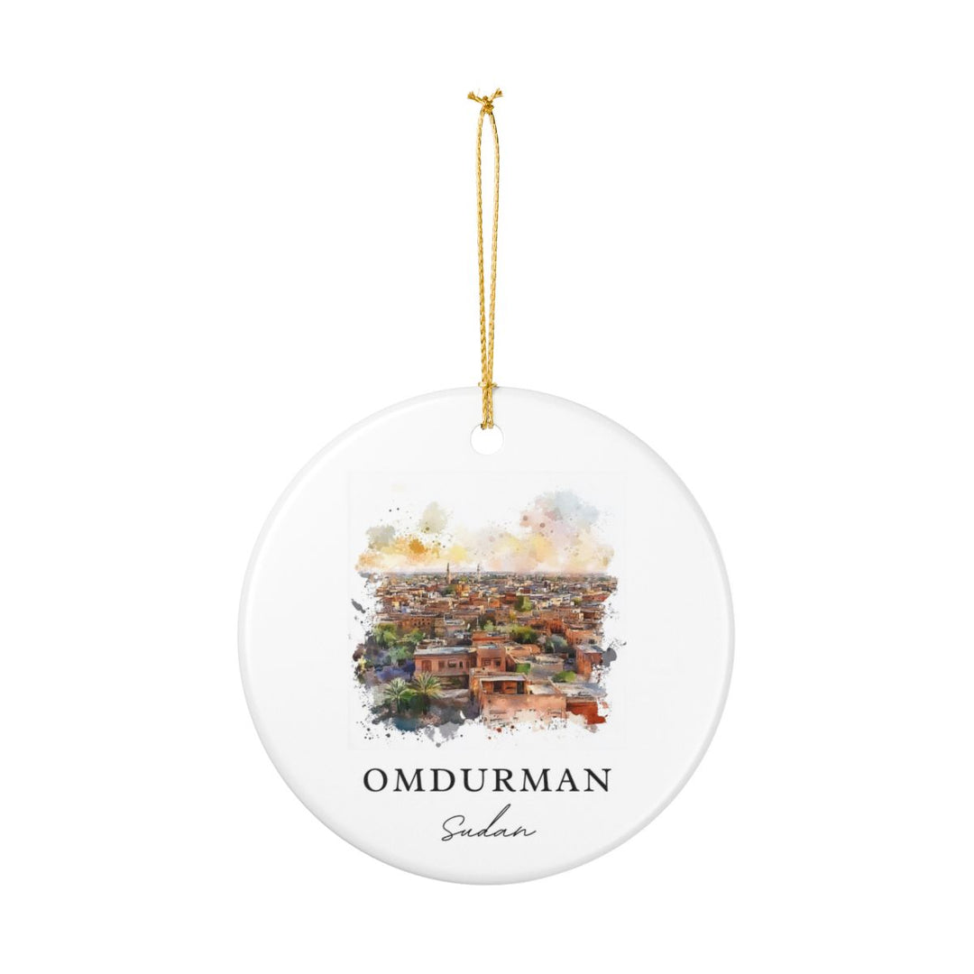 Omdurman Ornament: Unique Omdurman Souvenir, Omdurman Xmas Decor, and Authentic Omdurman Gift
