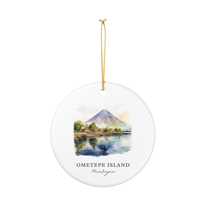 Ometepe Island Nicaragua Ornament: Unique Ometepe Island Nicaragua Souvenir, Ometepe Island Nicaragua Xmas Decor