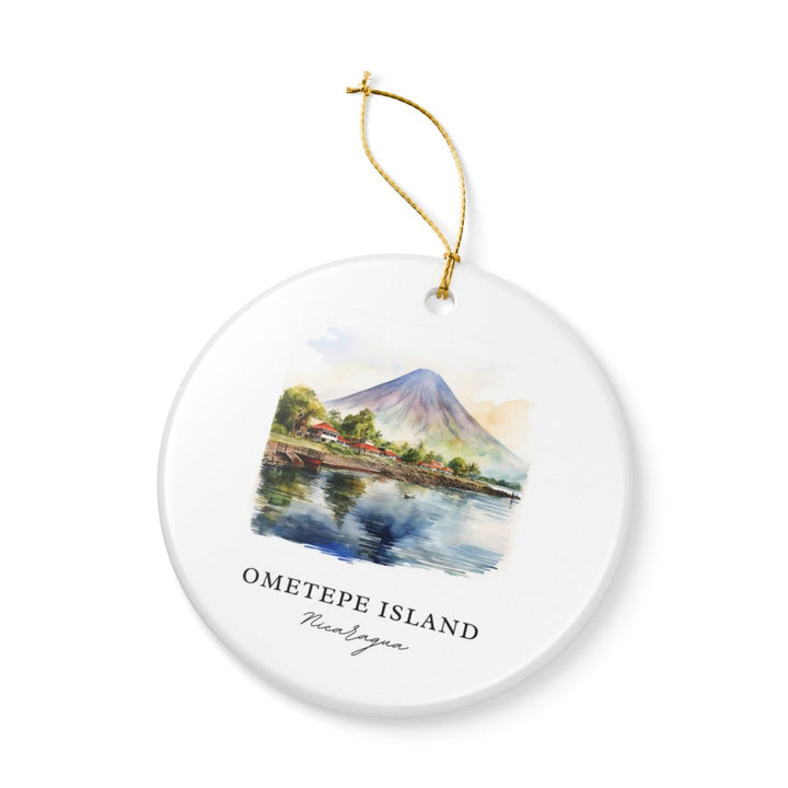 Ometepe Island Nicaragua Ornament: Unique Ometepe Island Nicaragua Souvenir, Ometepe Island Nicaragua Xmas Decor