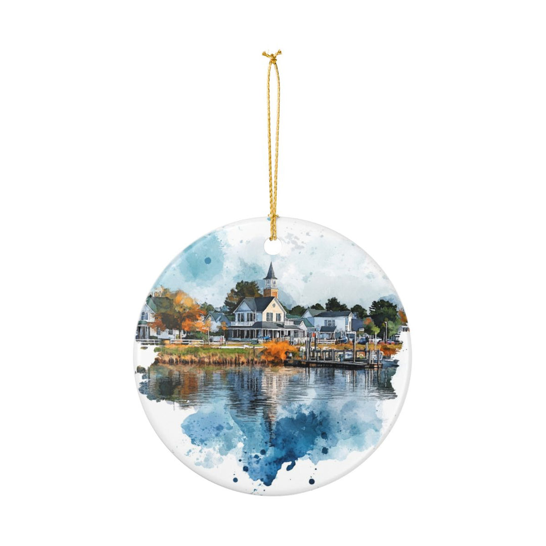 Onancock Virginia Ornament: Unique Onancock Souvenir, Onancock Virginia Xmas Decor, and Authentic Onancock Gift