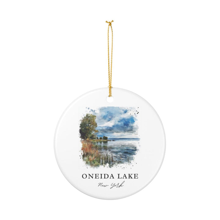 Oneida Lake New York USA Ornament | Christmas Travel Souvenir Gift