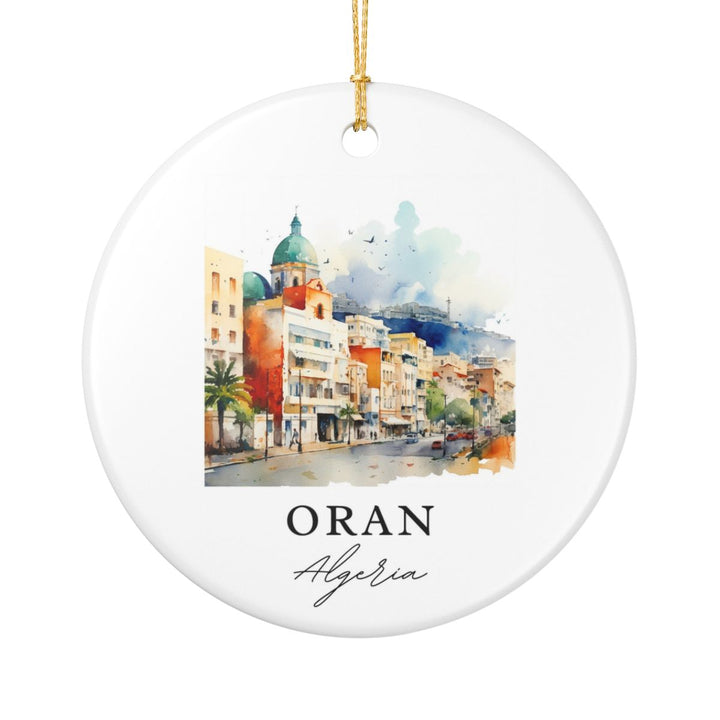 Oran Algeria Ornament: Unique Oran Algeria Souvenir, Oran Algeria Xmas Decor, and Authentic Oran Algeria Gift