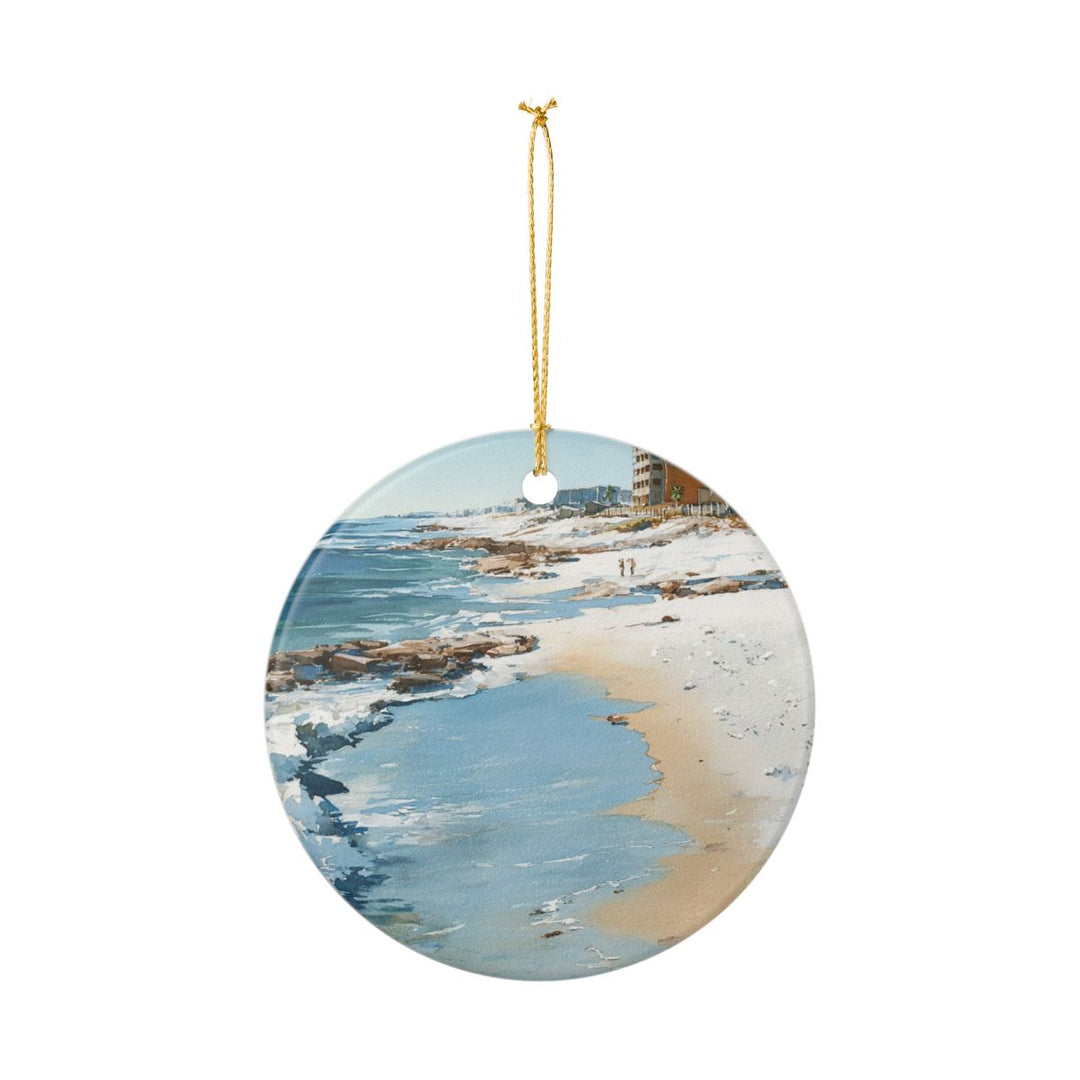 Orange Beach Alabama USA Ornament | Christmas Travel Souvenir Gift