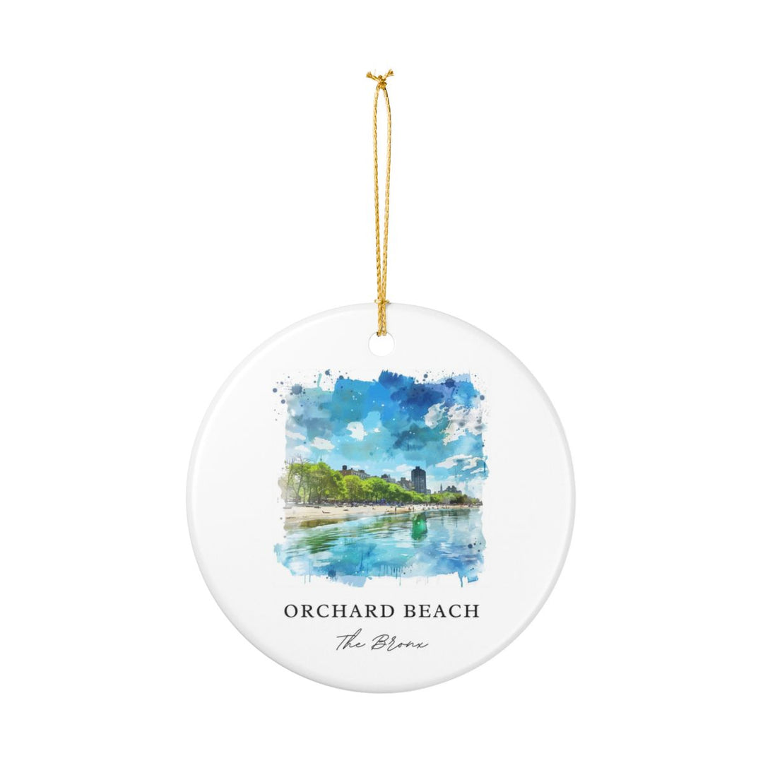 Orchard Beach the Bronx Ornament: Unique Orchard Beach the Bronx Souvenir, Orchard Beach the Bronx Xmas Decor