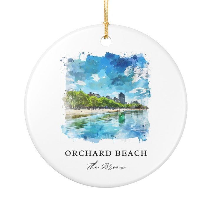 Orchard Beach the Bronx Ornament: Unique Orchard Beach the Bronx Souvenir, Orchard Beach the Bronx Xmas Decor