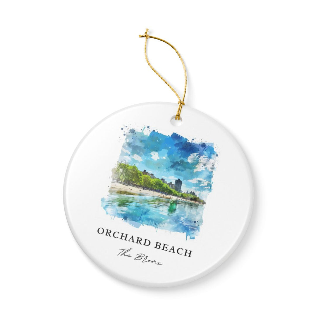 Orchard Beach the Bronx Ornament: Unique Orchard Beach the Bronx Souvenir, Orchard Beach the Bronx Xmas Decor