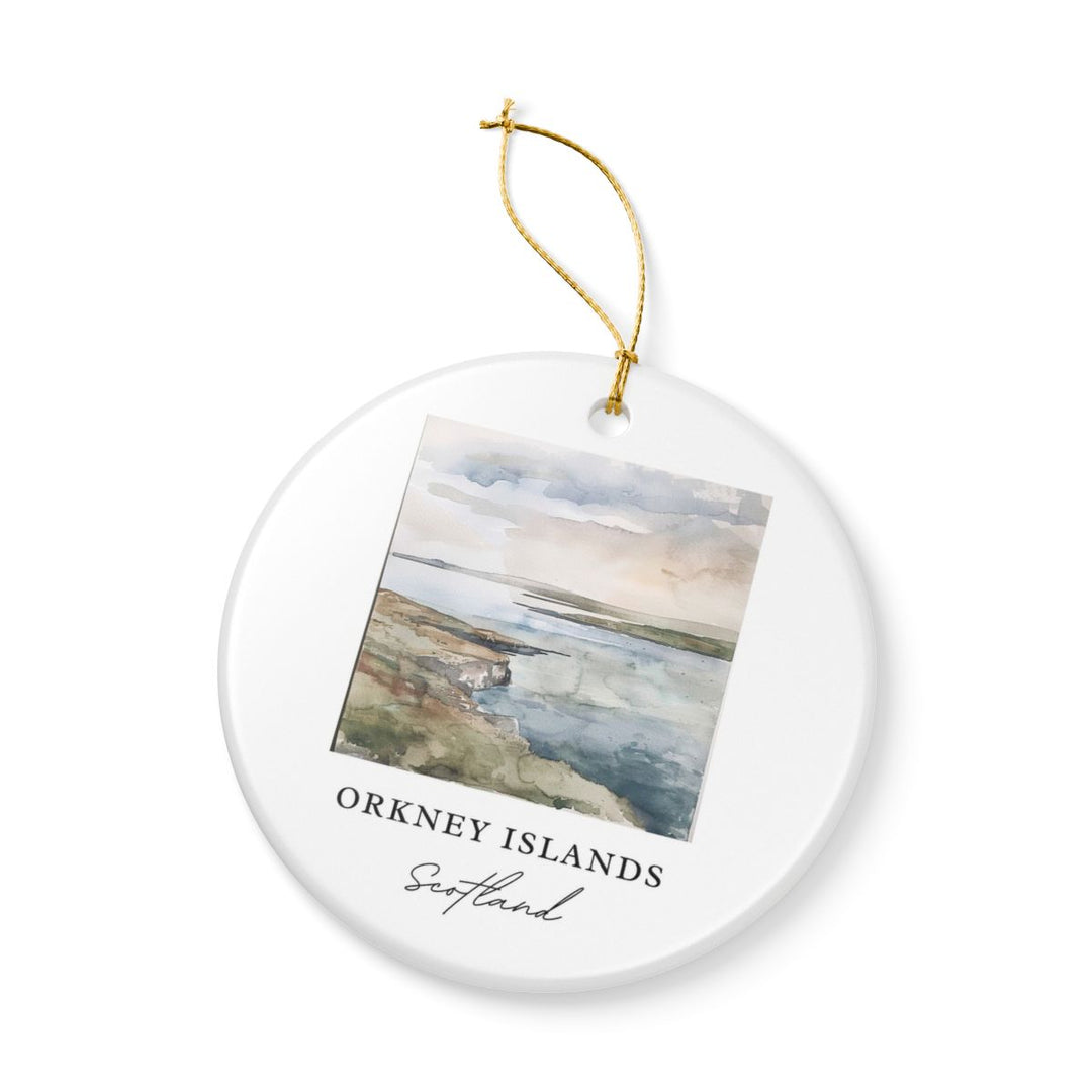 Orkney Islands Scotland Ornament | Christmas Travel Souvenir Gift