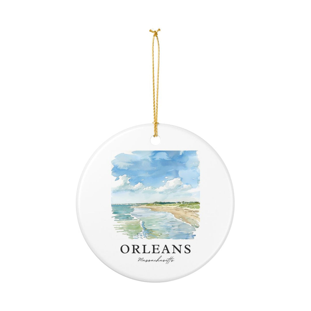 Orleans Massachusetts Massachusetts Ornament: Unique Orleans Souvenir, Orleans Massachusetts Xmas Decor, and Authentic Orleans Gift