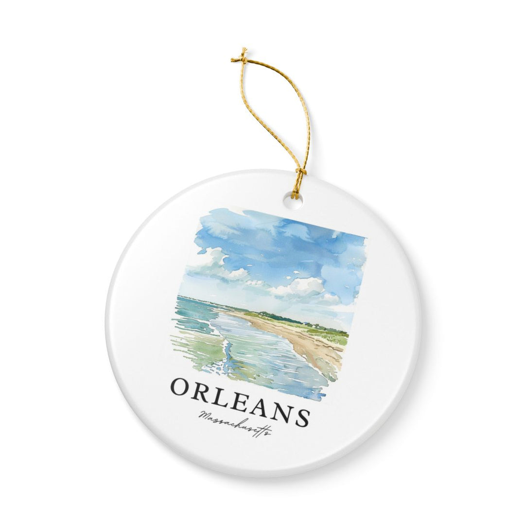 Orleans Massachusetts Massachusetts Ornament: Unique Orleans Souvenir, Orleans Massachusetts Xmas Decor, and Authentic Orleans Gift