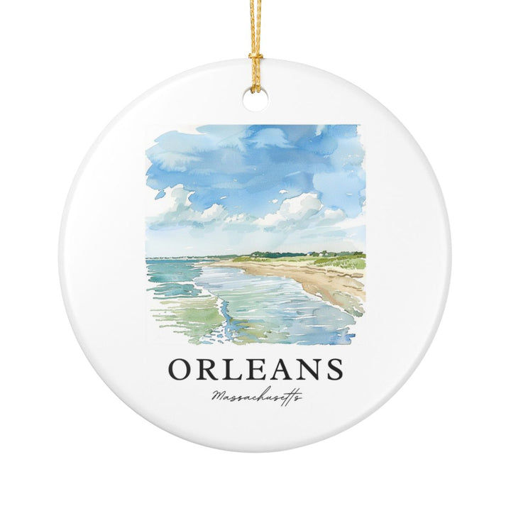 Orleans Massachusetts Massachusetts Ornament: Unique Orleans Souvenir, Orleans Massachusetts Xmas Decor, and Authentic Orleans Gift