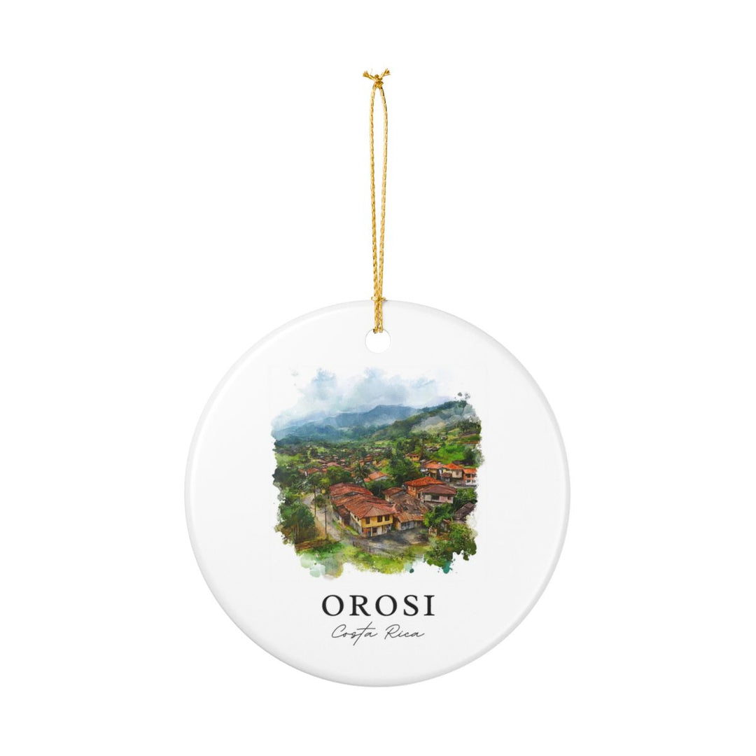 Orosi Costa Rica Ornament: Unique Orosi Costa Rica Souvenir, Orosi Costa Rica Xmas Decor, and Authentic Orosi Costa Rica Gift