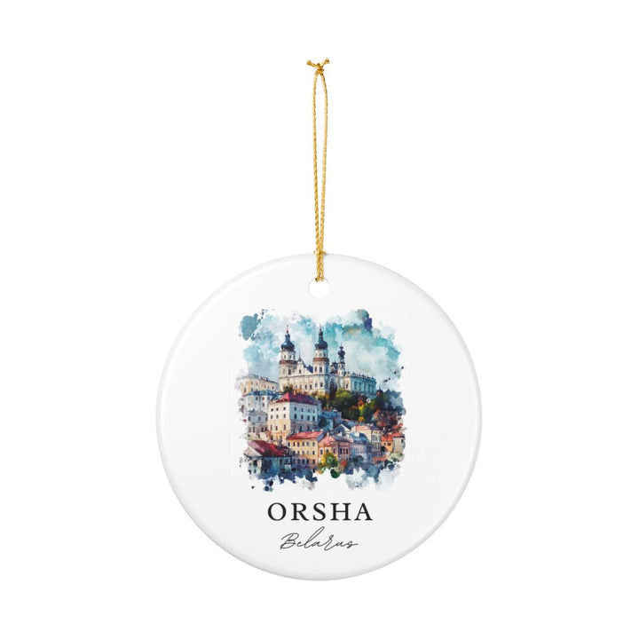 Orsha Belarus Ornament: Unique Orsha Belarus Souvenir, Orsha Belarus Xmas Decor, and Authentic Orsha Belarus Gift