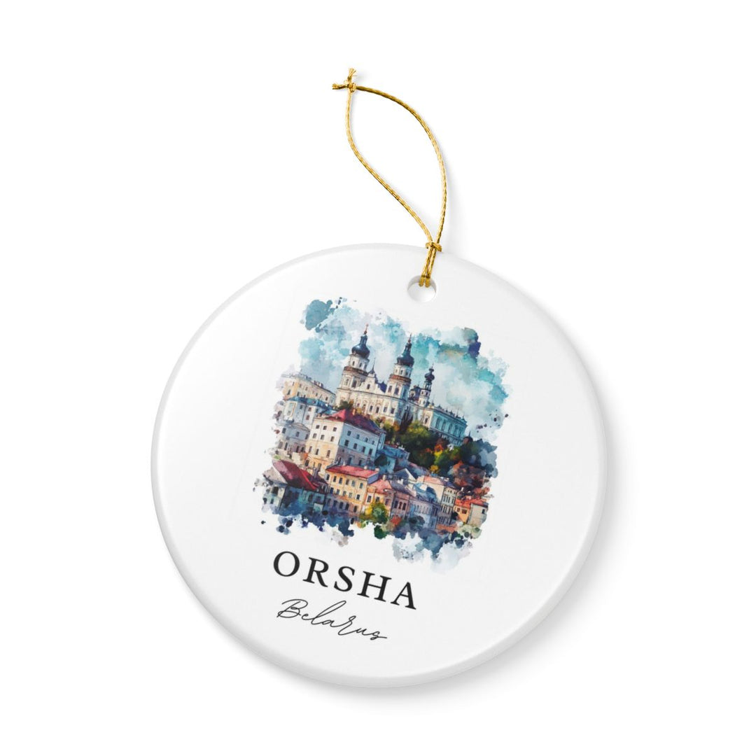 Orsha Belarus Ornament: Unique Orsha Belarus Souvenir, Orsha Belarus Xmas Decor, and Authentic Orsha Belarus Gift