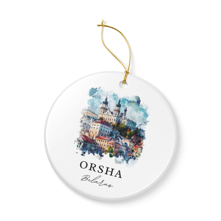Orsha Belarus Ornament: Unique Orsha Belarus Souvenir, Orsha Belarus Xmas Decor, and Authentic Orsha Belarus Gift