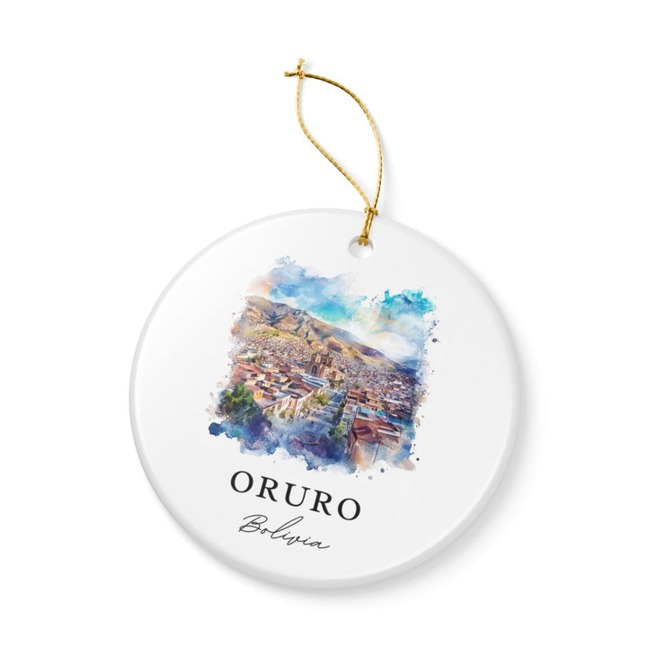 Oruro Bolivia Ornament: Unique Oruro Souvenir, Oruro Bolivia Xmas Decor, and Authentic Oruro Gift