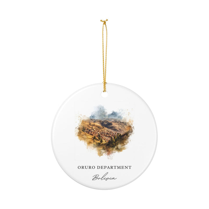 Oruro Bolivia Ornament: Unique Oruro Souvenir, Oruro Bolivia Xmas Decor, and Authentic Oruro Gift