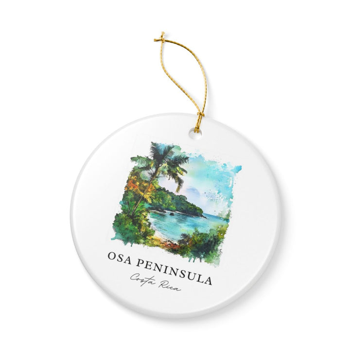 Osa Peninsula Costa Rica Ornament: Unique Osa Peninsula Costa Rica Souvenir, Osa Peninsula Costa Rica Xmas Decor
