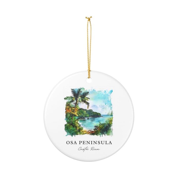 Osa Peninsula Costa Rica Ornament: Unique Osa Peninsula Costa Rica Souvenir, Osa Peninsula Costa Rica Xmas Decor