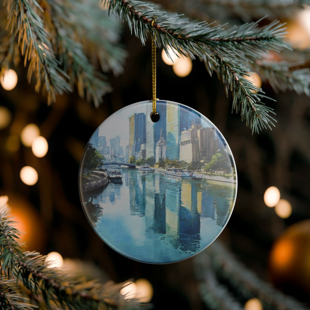 Osaka Bay Japan Ornament: Unique Osaka Bay Souvenir, Osaka Bay Japan Xmas Decor, and Authentic Osaka Bay Gift
