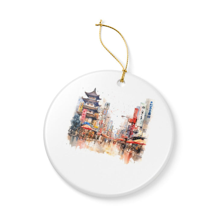Osaka Japan Ornament: Unique Osaka Souvenir, Osaka Japan Xmas Decor, and Authentic Osaka Gift