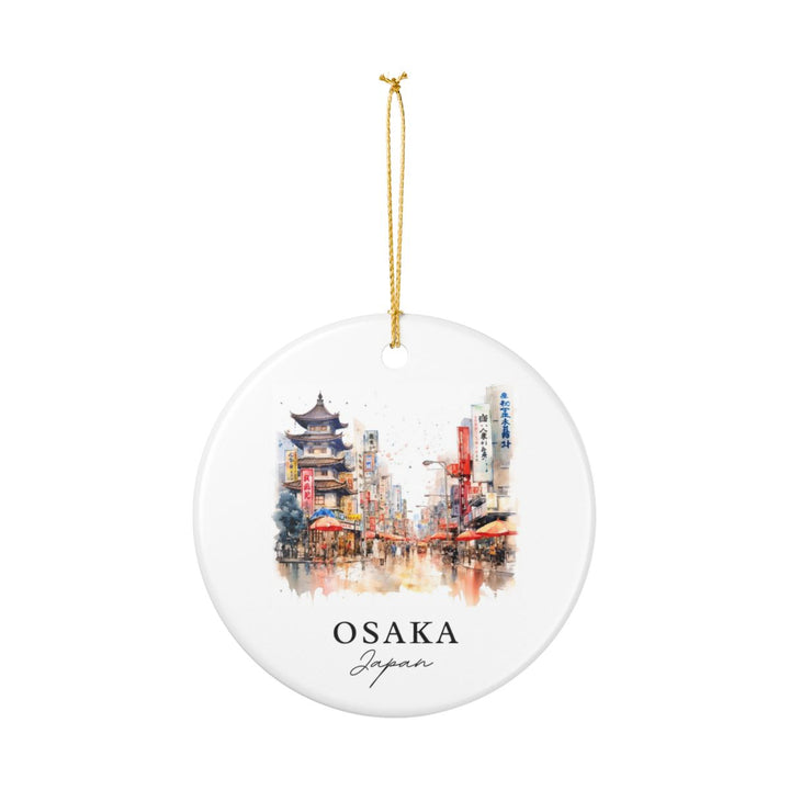 Osaka Japan Ornament: Unique Osaka Souvenir, Osaka Japan Xmas Decor, and Authentic Osaka Gift
