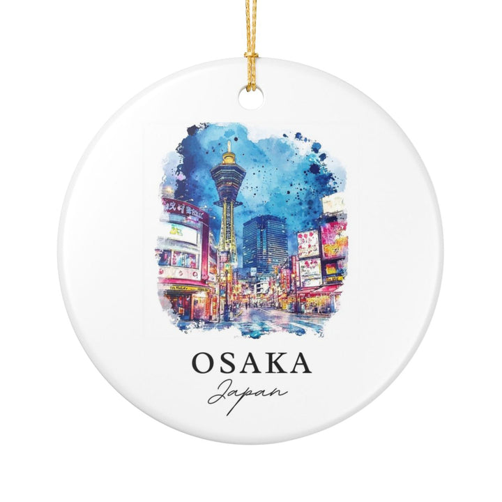 Osaka Japan Ornament: Unique Osaka Souvenir, Osaka Japan Xmas Decor, and Authentic Osaka Gift