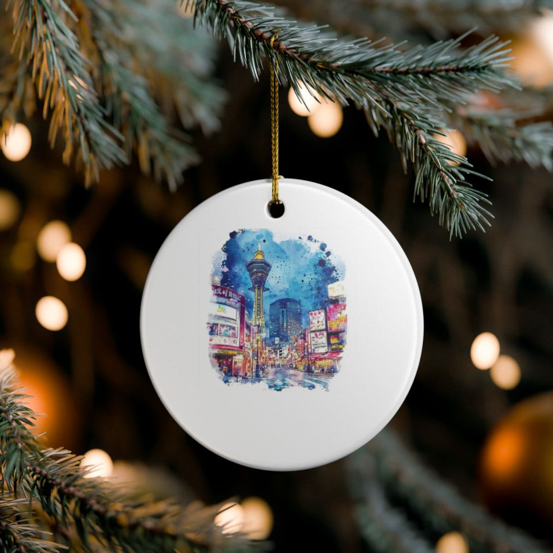 Osaka Japan Ornament: Unique Osaka Souvenir, Osaka Japan Xmas Decor, and Authentic Osaka Gift