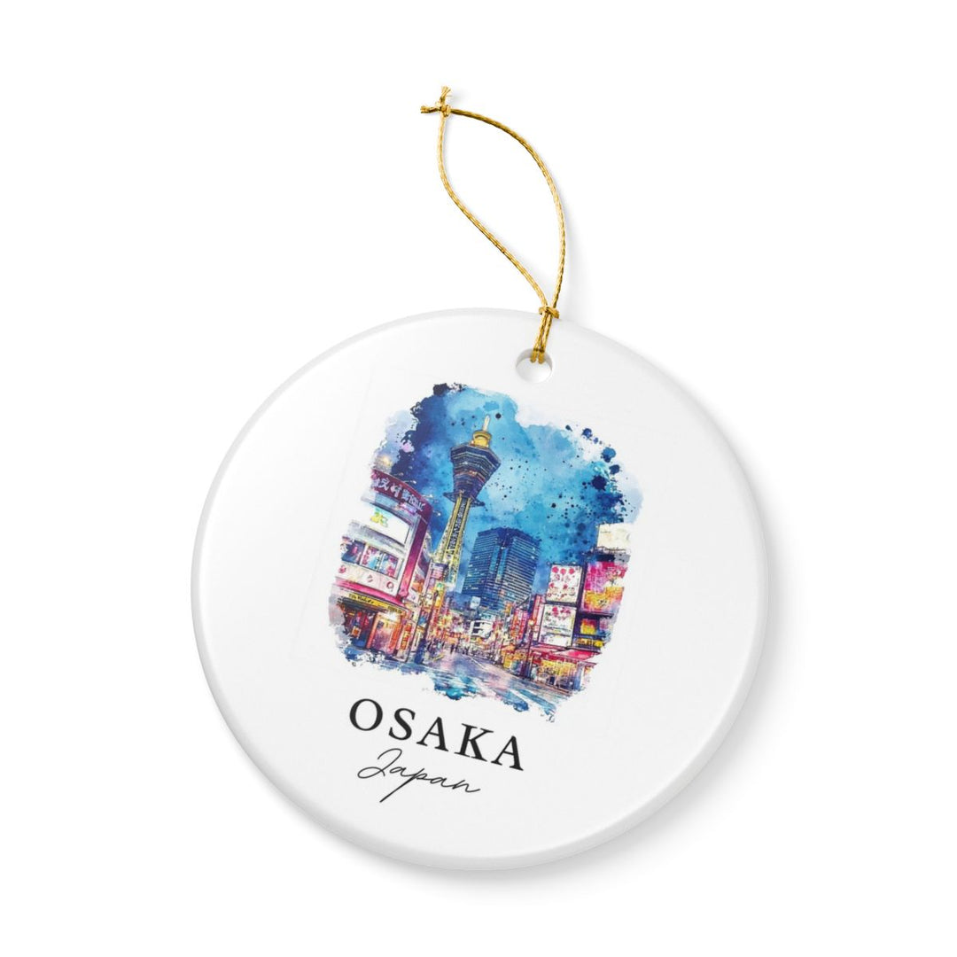 Osaka Japan Ornament: Unique Osaka Souvenir, Osaka Japan Xmas Decor, and Authentic Osaka Gift
