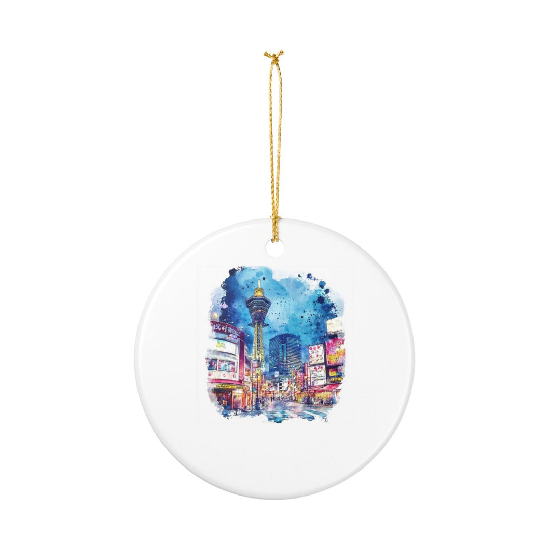 Osaka Japan Ornament: Unique Osaka Souvenir, Osaka Japan Xmas Decor, and Authentic Osaka Gift