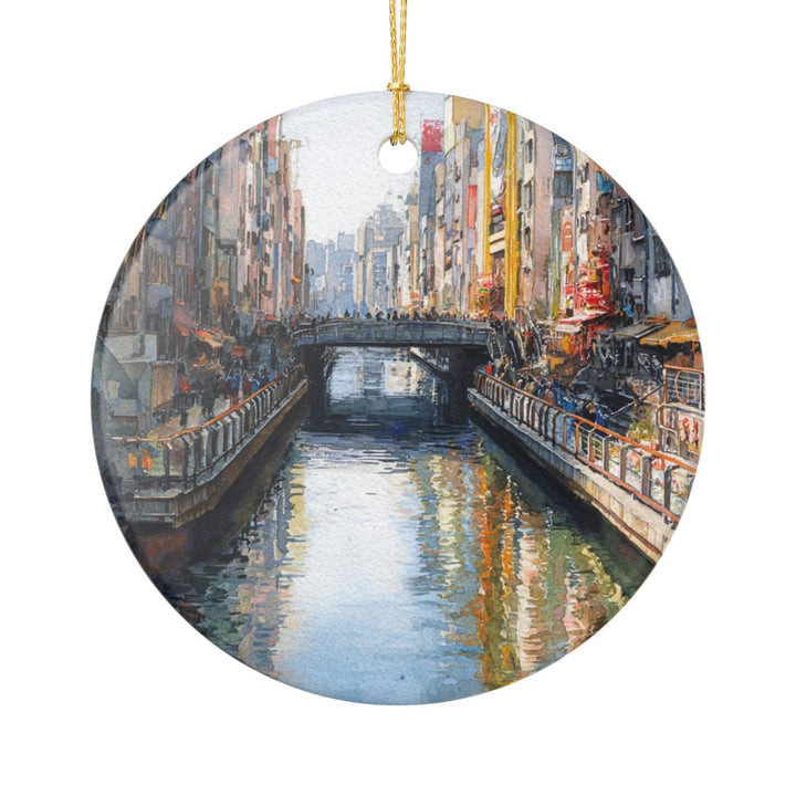 Osaka Japan Ornament: Unique Osaka Souvenir, Osaka Japan Xmas Decor, and Authentic Osaka Gift
