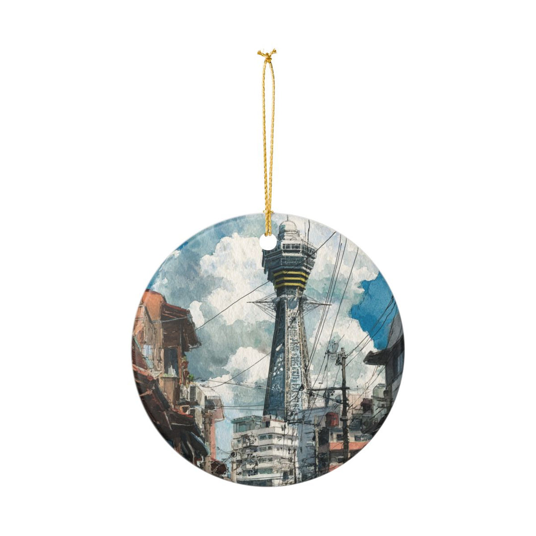 Osaka Japan Ornament: Unique Osaka Souvenir, Osaka Japan Xmas Decor, and Authentic Osaka Gift